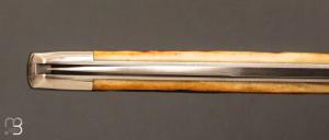   Couteau  "  Issoire "  bois de cerf et RWL-34 de Robert Beillonnet
