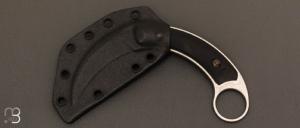 Couteau Kalinou Karambit noir par Bastinelli Knives