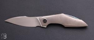   Couteau " Krait Snake WE24084-2 " WE KNIFE - Gray Titanium et M390