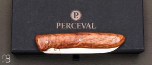  Couteau " L08 " de Perceval - Padouk