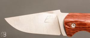  Couteau " Le 05 " par MTBlades Benjamin Thuillier - Micarta et lame en 14C28