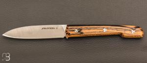  Couteau " Le Capi " par la Coutellerie Savignac -  Ebène royal et lame en 14c28