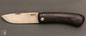    Couteau de poche Le Dodu Action Wood par Frédéric Maschio - Lame inoxydable