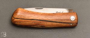    Couteau de poche Le Dodu Hêtre échauffé par Frédéric Maschio - Lame inoxydable