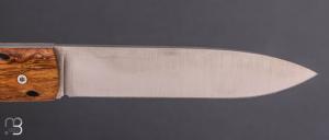  Couteau " Le Gone " mid-tech design Eric Depeyre  - Loupe de bois de fer et 12C27 