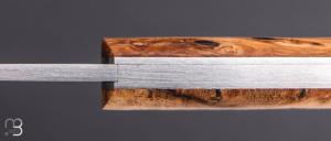 Couteau " Le Gone " mid-tech design Eric Depeyre  - Loupe de bois de fer et 12C27 