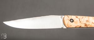   Couteau " Le Passager " de Pierre Thomas - Atelier Odae - Bouleau et 14c28n