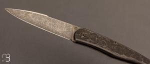  Couteau " Le Passe-Temps " custom de Pierre Thomas - Atelier Odae - Fer noirci