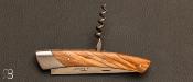 Couteau Le Thiers Grand Cru olivier tire-bouchon par Chambriard