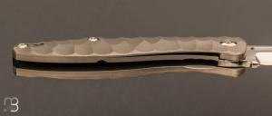 Couteau " Liner-Lock Titane  " custom par Sacha Thiel