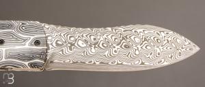    Couteau "Lobo Key Carbon" liner lock par Carlo Cavedon - CavedonArt