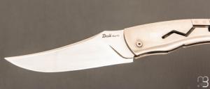 Couteau " Minimix " custom de Florent Dall'ava - L'atelier Dall'ava - Titane et N690