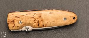  Couteau " Monterey " par Citadel - Loupe de bouleau et Böhler N690Co