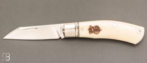    Couteau " Native " par Aleksandr Vetrov - Micarta / M390
