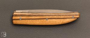    Couteau " Nautilys " Ébène royal par Pascal Renoux