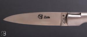   Couteau "Pialincu Corse 10.5cm" par Fontenille-Pataud - Corne de Buffle