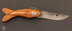 Couteau " Poisson " piémontais par Mickael Moing