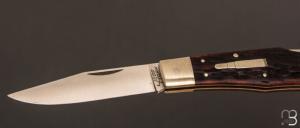 Couteau " Reminton Replica #107 " par Jess Horn - Jigged Bone et ATS-34