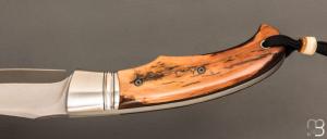    Couteau "  Ryan's  " custom par Raphaël Durand - Mammouth et Suminagashi
