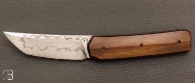   Couteau " Sanjo " par Guy Poggetti - Micarta vintage et C130