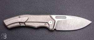   Couteau " Scout F3.5 " par Griffin Company Knives - Titane et lame en Magnacut