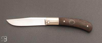   Couteau " Shielded " par Petr Hofman - Noyer densifié et RWL34