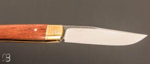   Couteau " Slipjoint " par Laurent Gaillard - Bubinga et 90McV8