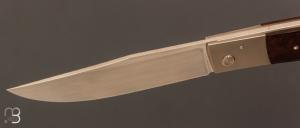   Couteau " Small Lock-back  " custom par Petr Hofman - Bois de fer et RWL34