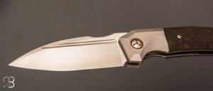   Couteau " Speartak regular " Rag micarta et lame en RWL34 de GTKnives - Thomas Gony