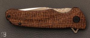 Couteau " Sprint Pro Micarta Marron " Buck  - 7841.BRS1