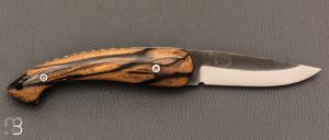  Couteau " Trident " liner-lock  par CITADEL - Ébène Royal et N690Co Böhler