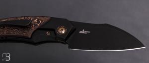  Couteau " UNNAMED#01 BLACK " David Lespect par WE KNIFE