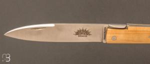 Couteau " Versailles N°1094 " régional pliant le Sauveterre Buis  par Guy Vialis