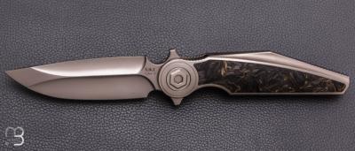   Couteau " Viper 3 P/GCF " par Rikeknife - Titane et lame en M398