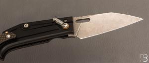  Couteau  "  Warthog  " custom par Torpen Knives - Jérôme Hovaere - G10 et D2