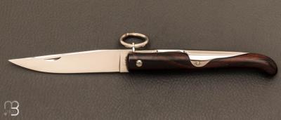  Couteau de poche Yatagan 10 cm par J. Mongin - Bois de fer