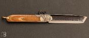 Couteau artisanal "Chassepot 1860" mammouth de Guillaume Antoniucci