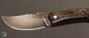   Couteau de poche corse Baby Dollar lame Damas de José Viale