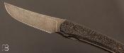 Couteau "custom" par Guy Poggetti - fibre de carbone et lame en Elmax