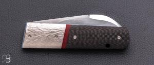     Couteau "custom" par HONS Karel - Fibre de carbone