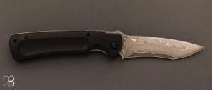 Couteau de poche damas G-10 par Hikari HK105DMB