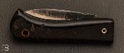 Couteau fermant Aizto en corne par Citadel Dep Dep