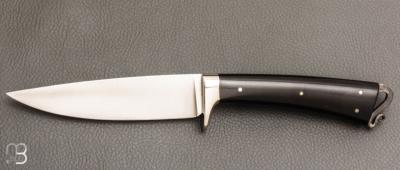  Couteau  fixe par Laurent Gaillard - G10 et 100C6
