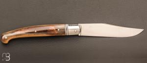  Couteau  " pièce unique " custom de Jérôme Bellon - Ivoire de mammouth et RWL34