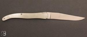 Couteau  " Laguiole Nogentais " fait main par Eloi Pernet - Maillechort