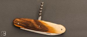  Couteau "Navette" 2 pièces par Berthier - Pistachier et 12C27