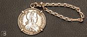 Porte-clefs Argent pièce "Louis XIV enfant" par Eloi Pernet