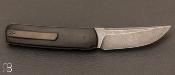 Couteau " Sanjo " custom fibre de carbone et Elmax par Guy Poggetti