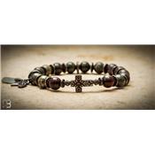 Bracelet Sonora Dragon Blood Jasper Cross tain ESODB2