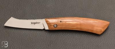 Couteau "   Higorhino    "  de poche en Poirier par Yann Régibier